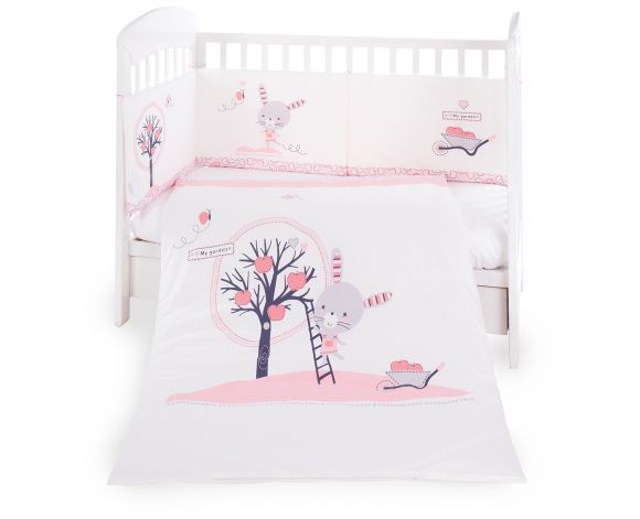 Σετ προίκας 2 τμχ 70/140 Kikka Boo Pink Bunny στο Bebe Maison