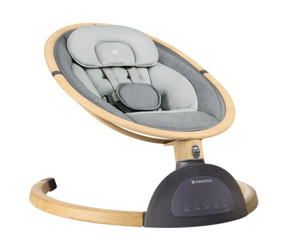 Ηλεκτρική κούνια ρηλάξ Kikka Boo Ashlee Light Grey στο Bebe Maison
