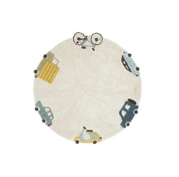 Χαλί δωματίου Lorena Canals Wheels O 140 εκ. στο Bebe Maison Χαλί δωματίου Lorena Canals Wheels O 140 εκ. στο Bebe Maison