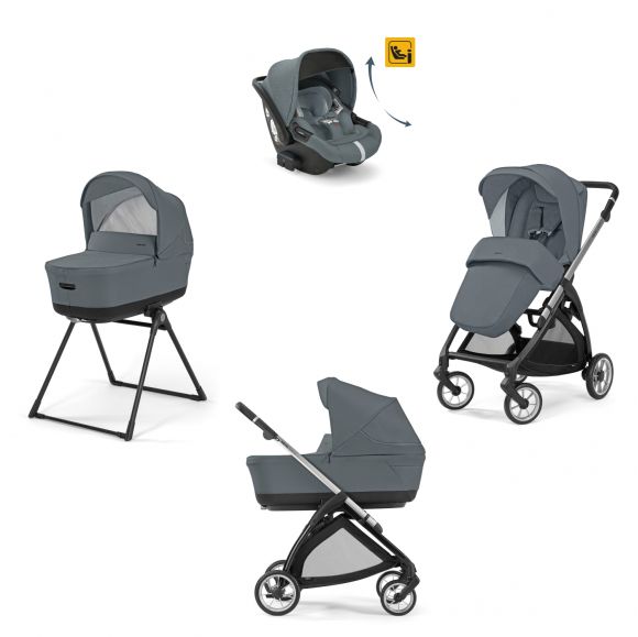 Πολυκαρότσι 3 σε 1 Inglesina Quattro Electa Union grey στο Bebe Maison