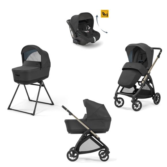 Πολυκαρότσι 3 σε 1 Inglesina Quattro Electa Upper Black στο Bebe Maison