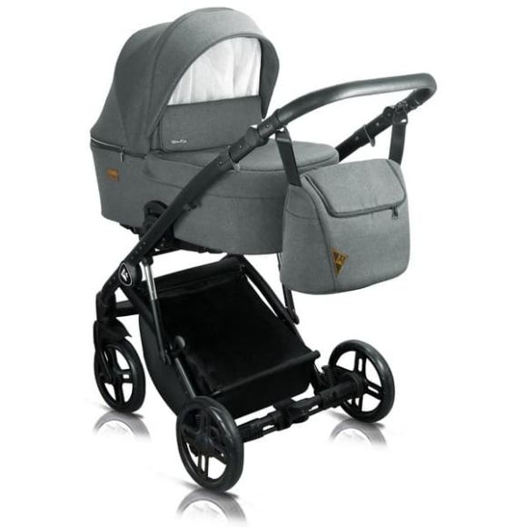 Πολυκαρότσι Milu Kids Atteso ATS 04 Dark Grey με δώρο τους αντάπτορες στο Bebe Maison