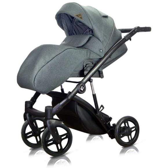 Πολυκαρότσι Milu Kids Atteso ATS 04 Dark Grey με δώρο τους αντάπτορες στο Bebe Maison