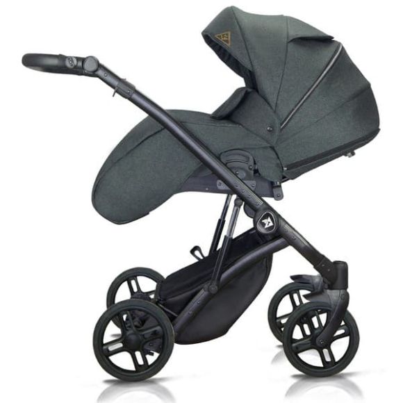 Πολυκαρότσι Milu Kids Atteso ATS 04 Dark Grey με δώρο τους αντάπτορες στο Bebe Maison