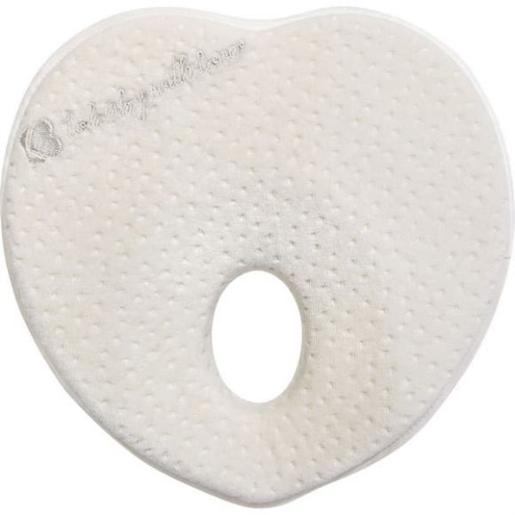 Εργονομικό μαξιλάρι πλαγιοκεφαλίασης Kikka Boo Memory foam Heart white velvet στο Bebe Maison