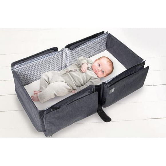 Τσάντα μεταφοράς πορτ μπεμπέ Doomo Baby travel grey στο Bebe Maison