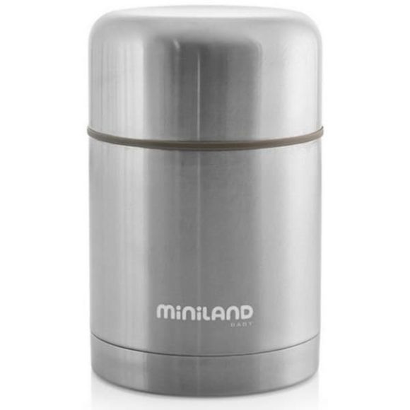 Θερμός φαγητού Miniland Steel food thermos 600ml στο Bebe Maison