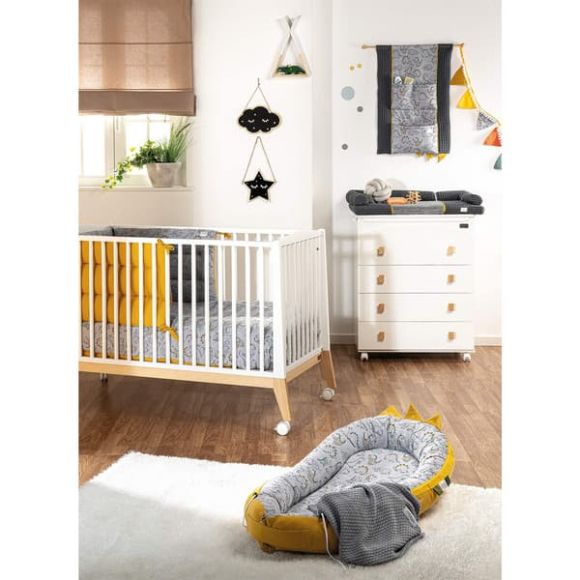 Συρταριέρα Picci σχέδιο Dino White/Natural 47.5 x 75 cm h. 93 cm στο Bebe Maison