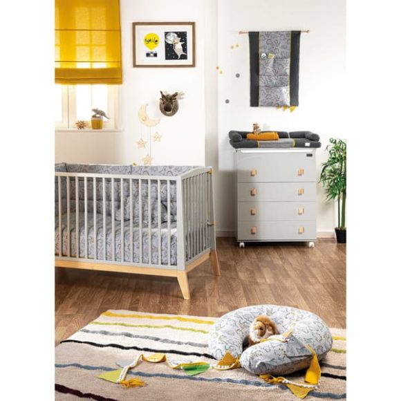 Συρταριέρα Picci σχέδιο Dino Grey/Natural 47.5 x 75 cm (h. 93 cm) στο Bebe Maison