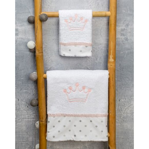 Set of ABO Queens baby towels 2 pcs στο Bebe Maison