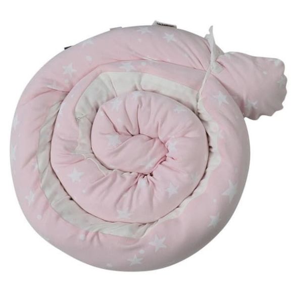 Πολυχρηστικό μαξιλάρι Minene Snuggly Snake Pink Stars στο Bebe Maison