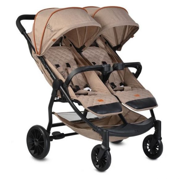 Βρεφικό καρότσι διδύμων Cangaroo Rome Beige στο Bebe Maison