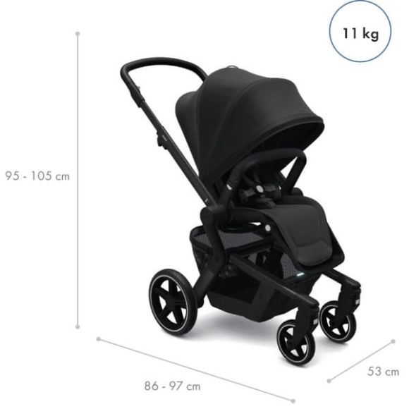 Πολυκαρότσι 2 σε 1 Joolz Hub+ Brilliant Black στο Bebe Maison