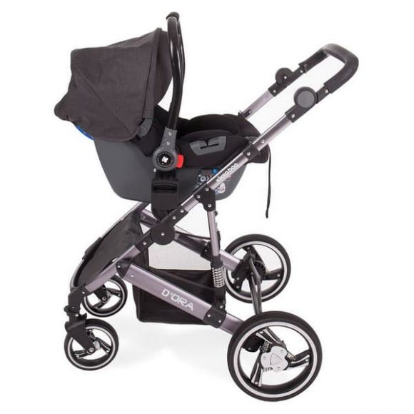 Πολυκαρότσι Kikka Boo 3 σε 1 Dora Dark Grey στο Bebe Maison