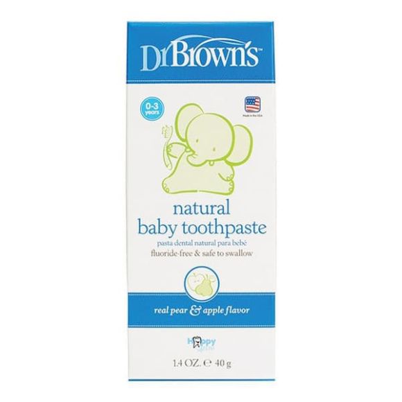 Toothpaste with apple flavor and pear dr Brown's στο Bebe Maison