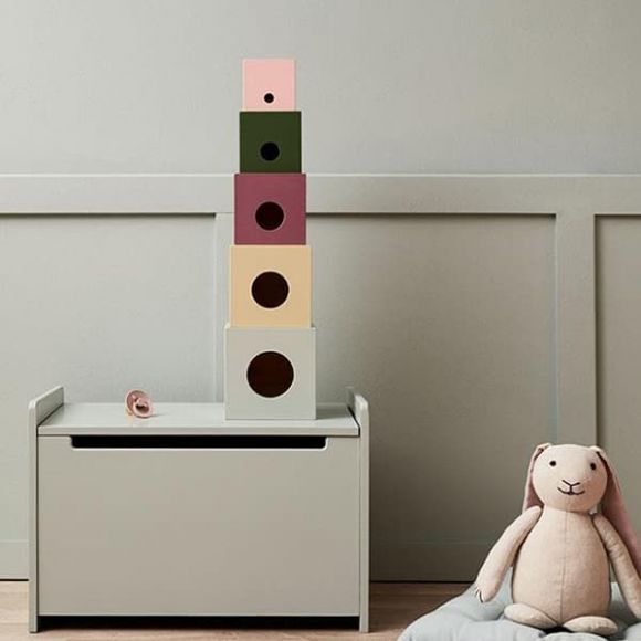 Ξύλινo σετ παιχνιδιού με κύβους Kids Concept Edvin στο Bebe Maison