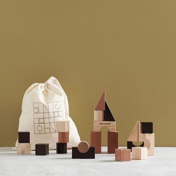 Ξύλινα τουβλάκια στοίβαξης Kids Concept στο Bebe Maison