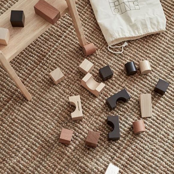 Ξύλινα τουβλάκια στοίβαξης Kids Concept στο Bebe Maison