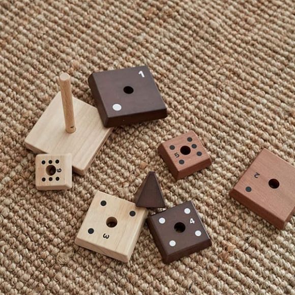 Ξύλινη πυραμίδα στοίβαξης Kids Concept στο Bebe Maison