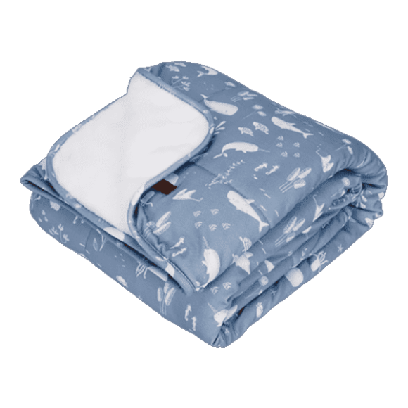 Βρεφική κουβέρτα κρεβατιού κρεβατιού Little Dutch Ocean Blue 110x140 στο Bebe Maison