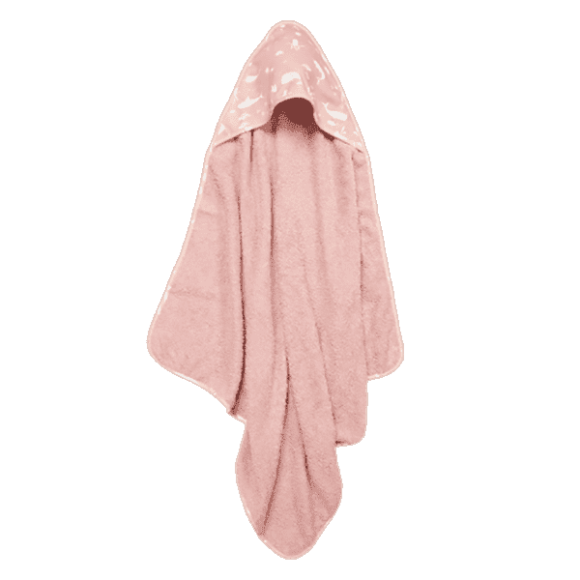 Μπουρνουζοπετσέτα Little Dutch Ocean Pink 75 x 75 στο Bebe Maison