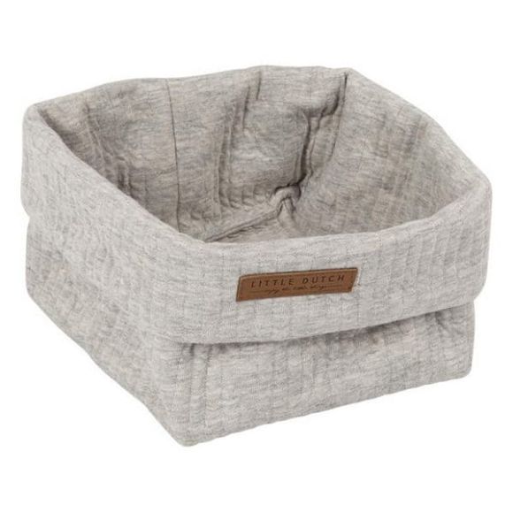 Καλάθι αλλαξιέρας μικρό Little Dutch Pure Grey στο Bebe Maison