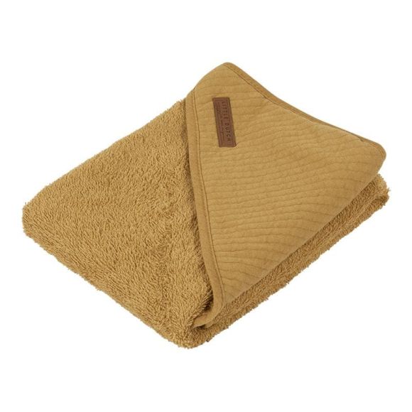 Μπουρνουζοπετσέτα Little Dutch Pure Ochre 75 x 75 στο Bebe Maison