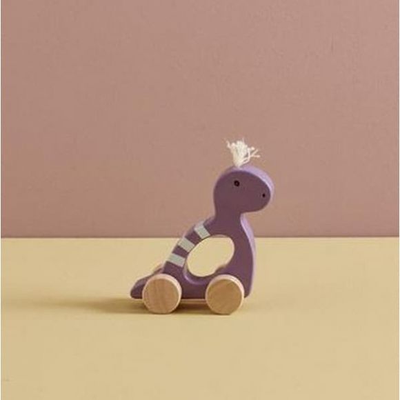 Wooden Towel Dinosaur Kids Concept Purple στο Bebe Maison