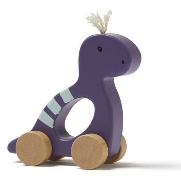 Wooden Towel Dinosaur Kids Concept Purple στο Bebe Maison