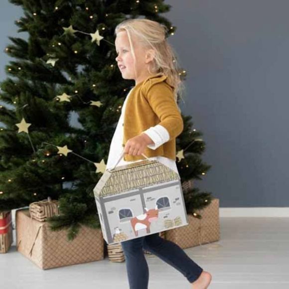 Ξύλινη φάτνη με φιγούρες Little Dutch στο Bebe Maison