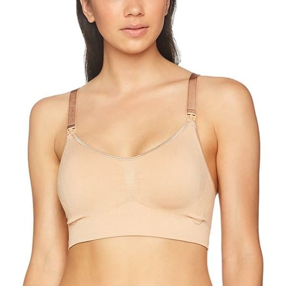 Σουτιέν θηλασμού Carriwell χωρίς ραφές Seamless Nursing Bra S, M, L, XL Λευκό στο Bebe Maison