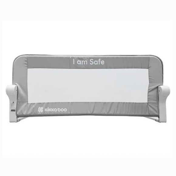 Προστατευτική μπαριέρα κρεβατιού Kikka Boo I am safe 150 cm grey στο Bebe Maison