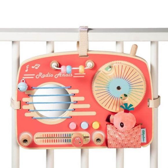 Ξύλινο ταμπλό δραστηριοτήτων Lilliputiens Ράδιο στο Bebe Maison