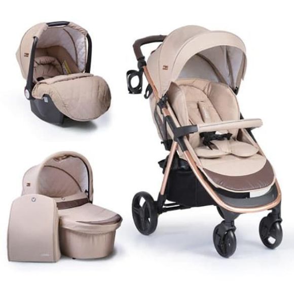 Πολυκαρότσι Cangaroo Noble 3 σε 1 Beige στο Bebe Maison