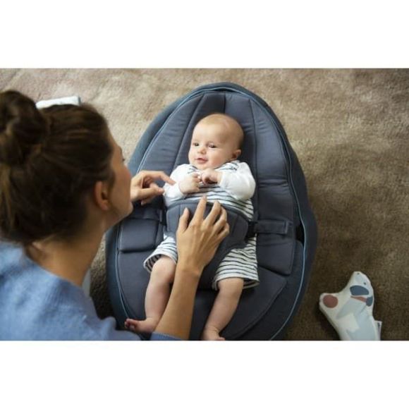 Ρηλάξ πουφ Doomoo Seat & Swing Blue στο Bebe Maison