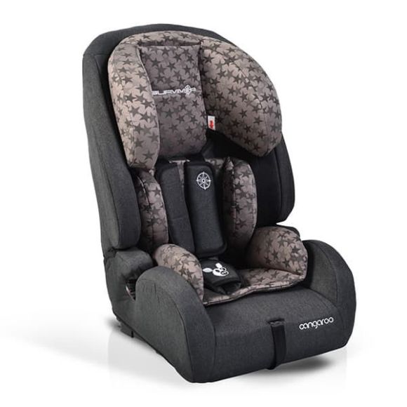 Cangaroo Survivor car seat isofix 9-36kg Gray Stars στο Bebe Maison