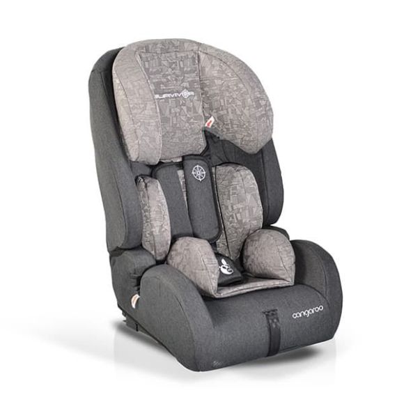 Παιδικό κάθισμα αυτοκινήτου Cangaroo Survivor isofix 9-36kg Grey shapes στο Bebe Maison