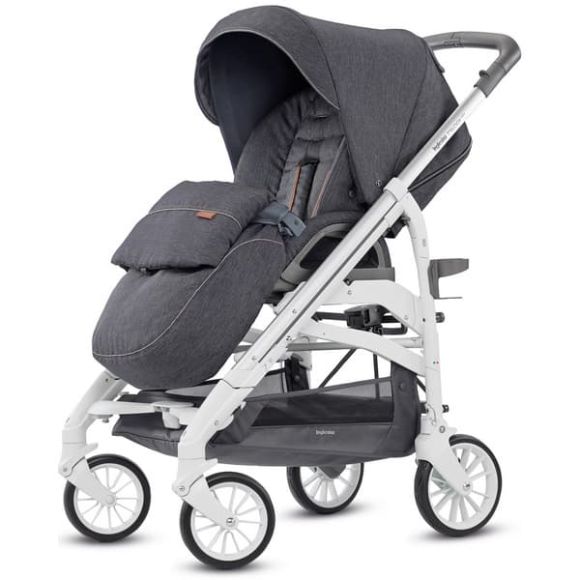 Πολυκαρότσι Inglesina Trilogy System Quattro Village Denim City silver/white στο Bebe Maison