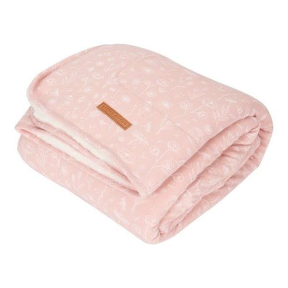 Βρεφική κουβέρτα κρεβατιού Little Dutch Wild Flowers Pink 110x140 στο Bebe Maison