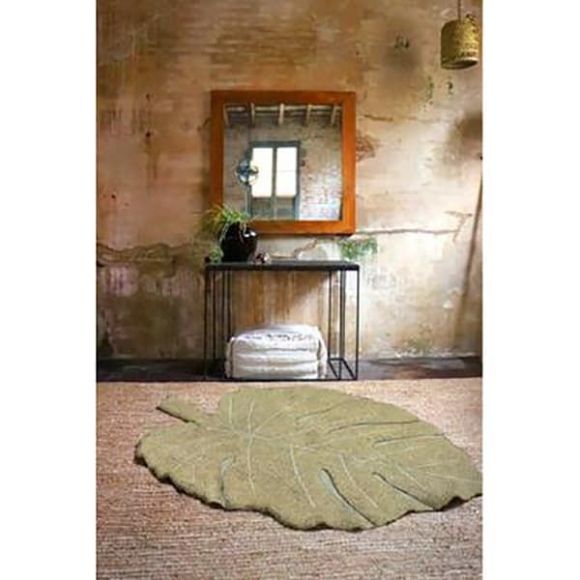 Χαλί δωματίου Φύλλο Monstera Lorena Canals Olive 120X180 στο Bebe Maison