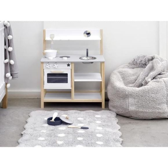 Χαλί Mini Lorena Canals Biscuit Pearl Grey 70 x 100 εκ στο Bebe Maison