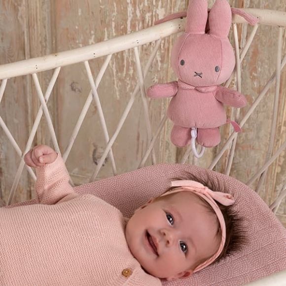 Μουσικό κουτί Miffy Pink με την μελωδία Elise στο Bebe Maison