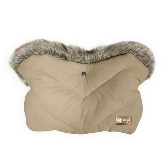 Γάντια καροτσιού Kikka Boo Luxuy Fur beige στο Bebe Maison