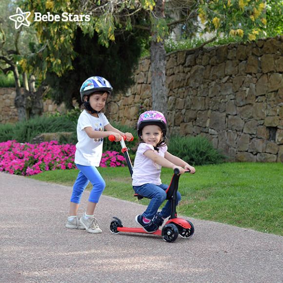 Πατίνι Bebe Stars iSporter Plus 4 in 1 κόκκινο στο Bebe Maison