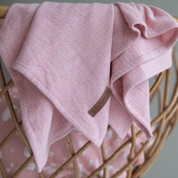 Σετ 2 κουβερτάκια αγκαλιάς Little Dutch Ocean Pink 70X70εκ. στο Bebe Maison