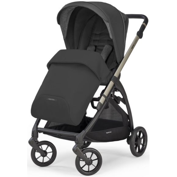 Πολυκαρότσι 2 σε 1 Inglesina Duo Electa Upper Black χρώμα σκελετού iridium black στο Bebe Maison