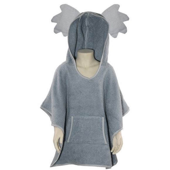 Bebe Stars poncho bathrobe gray στο Bebe Maison