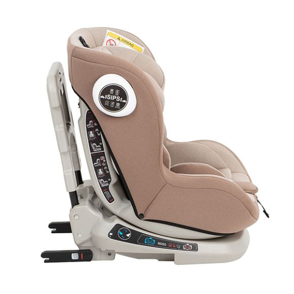 Κάθισμα αυτοκινήτου Kikka Boo Twister Isofix Beige στο Bebe Maison