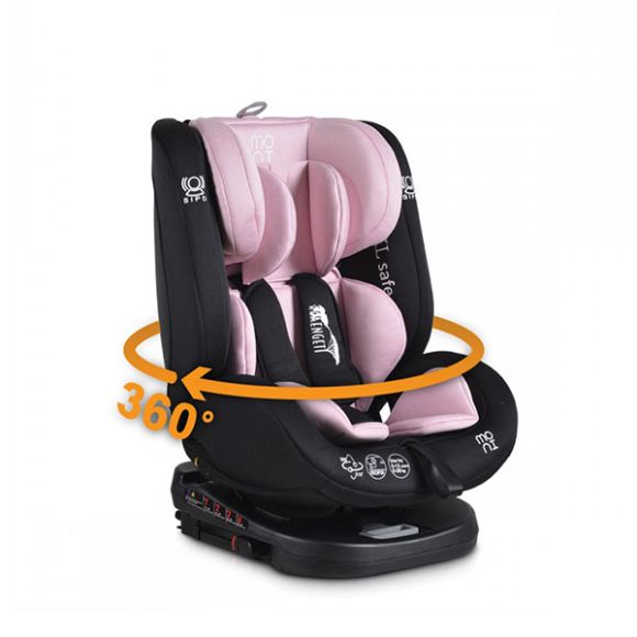 Κάθισμα αυτοκινήτου 360 Cangaroo Serengeti pink isofix 360° 0-36 κιλά στο Bebe Maison