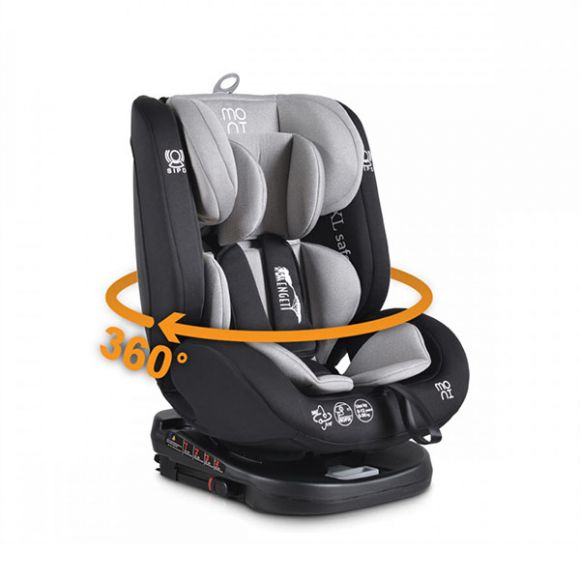 Κάθισμα αυτοκινήτου 360 Cangaroo Serengeti grey isofix 360° 0-36 κιλά στο Bebe Maison